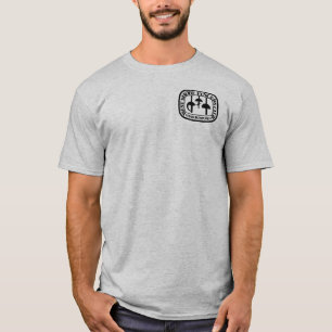 Vuxen - Stab dina vänner - svart logotyp Tee Shirt