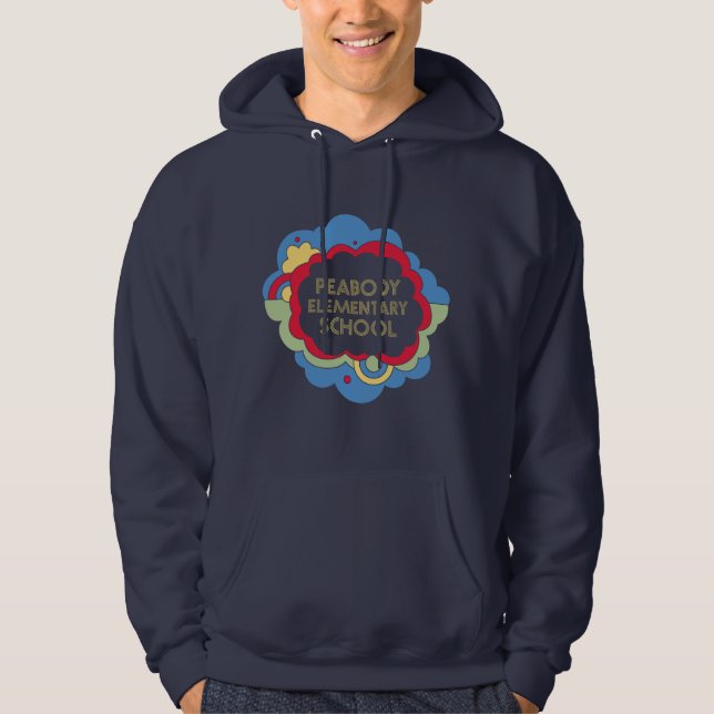 Vuxen Svettskjorta Hoodie (Framsida)