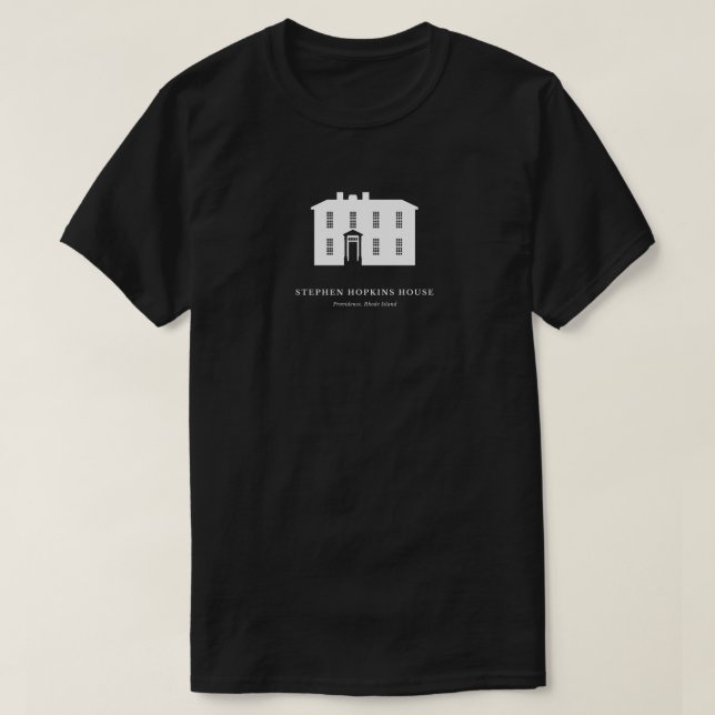 Vuxen T-Shirt — Stephen Hopkins House (Design framsida)