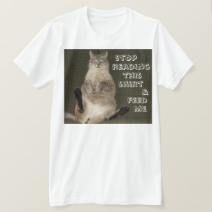 Vuxen T-Shirt (STOP READING SHIRT & MATA ME)