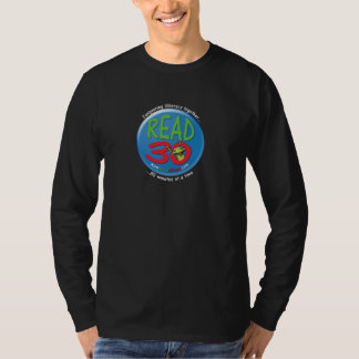 Vuxen T-tröja Longsleeve (svarten) för Read3Zero Tee Shirt