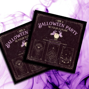 Vuxen Tarot Halloweenfest Inbjudningar
