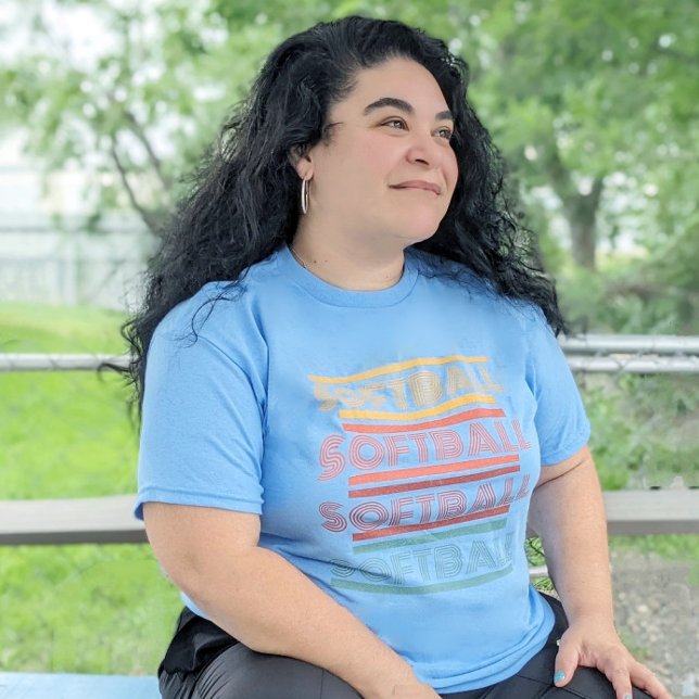 VUXEN UNISEX Retro Softball T-Shirts (Skapare uppladdad)