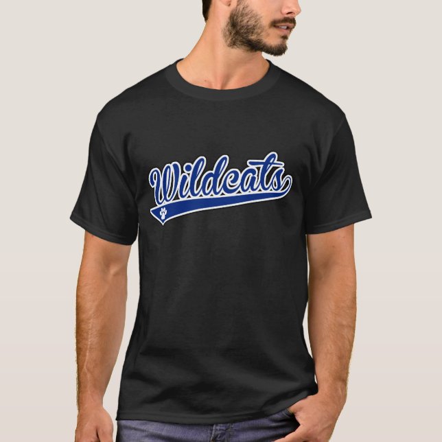 VUXEN utslagsplats för SS för vildkattnedslagsvart Tröja (Framsida)