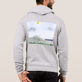 Vuxen vårkonst hoodie t shirt