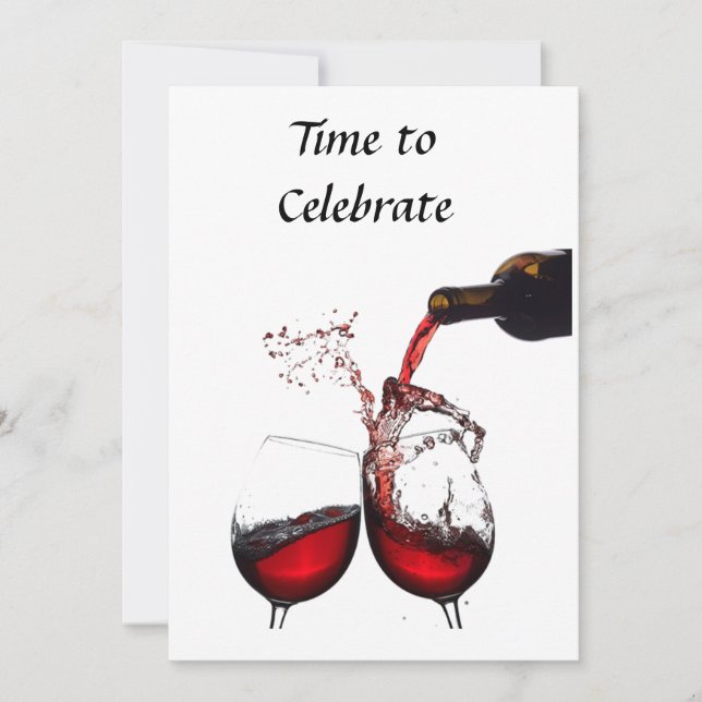 ****VUXEN VIN PARTINBJUDAN**** INBJUDAN (Framsida)