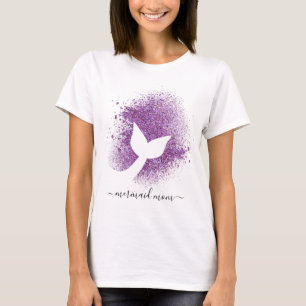 Vuxen Womans Sjöjungfru Mamma Sjöjungfru Svan T  Shirt