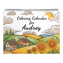 Vuxenfärgningskalender Kalender