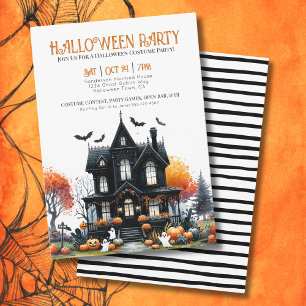Vuxenklädparty Halloween Inbjudningar