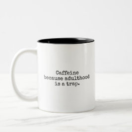 Vuxenliv är Svårt Kaffe Mugg