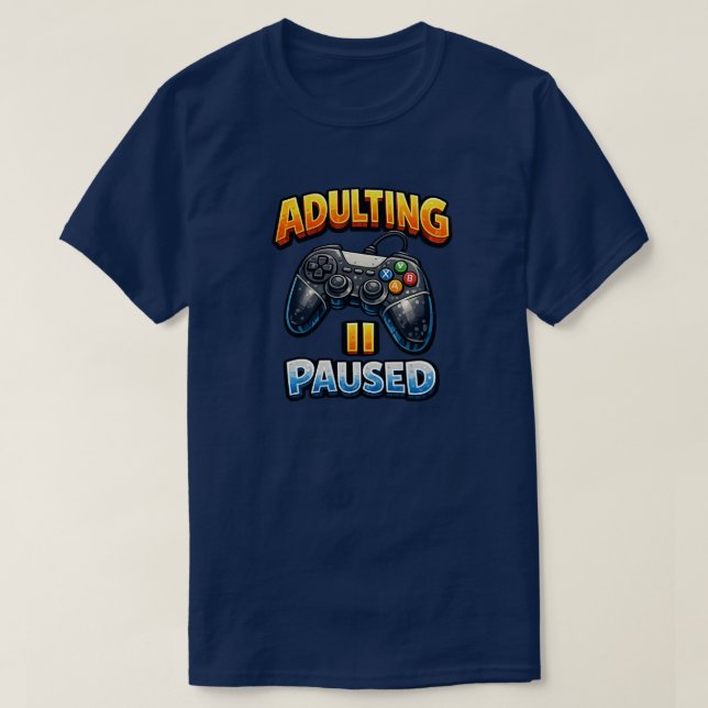 Vuxenliv Pausad T Shirt (Design framsida)