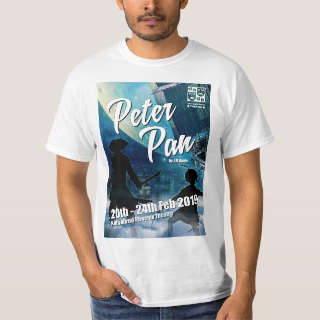 VuxenPeter Pan T-tröja T Shirt (Framsida)