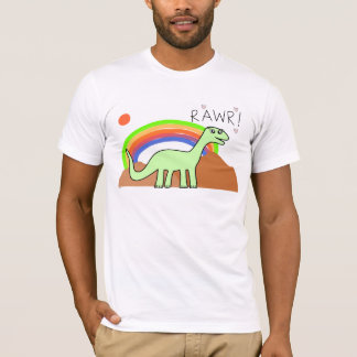 VuxenregnbågeRawr skjortor Tee