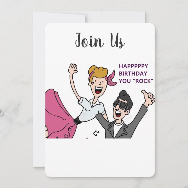 ***VUXENS FÖDELSEDAGSFEST** INBJUDAN (Framsida)