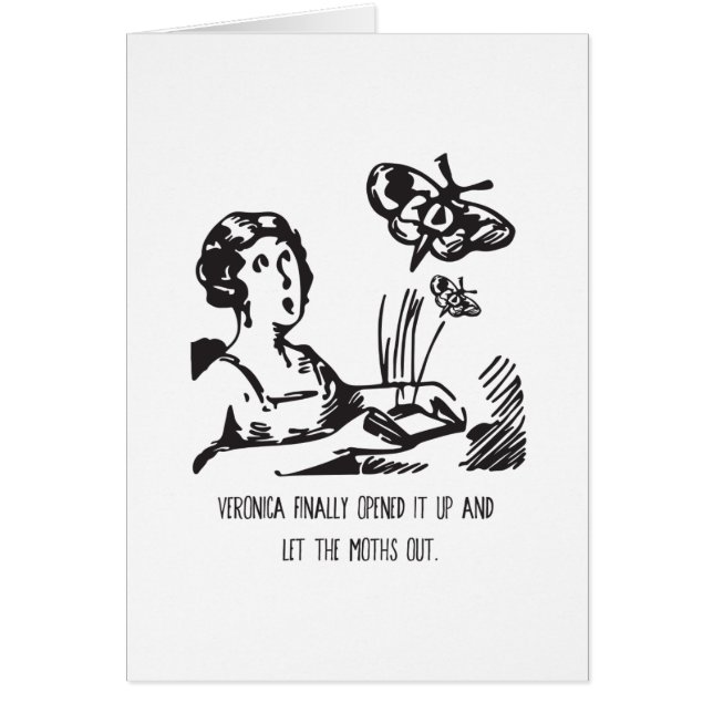 Vuxens skämt - Månader Hälsningskort (Framsidan)