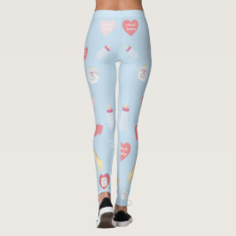Vuxna blått för babydamasker | ABDL | Baby4Life | Leggings