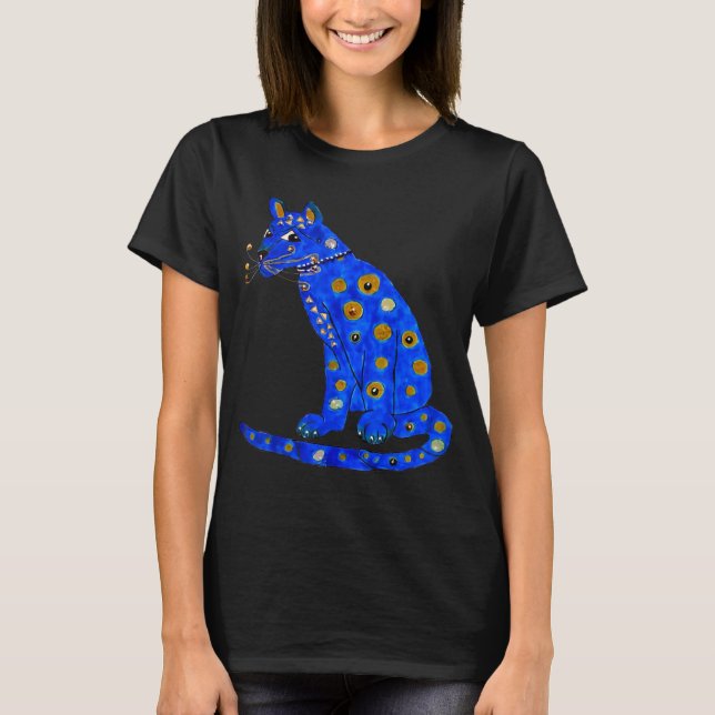 Vuxna Blue Ugly Blue Cat Kitten Cats T Shirt (Framsida)
