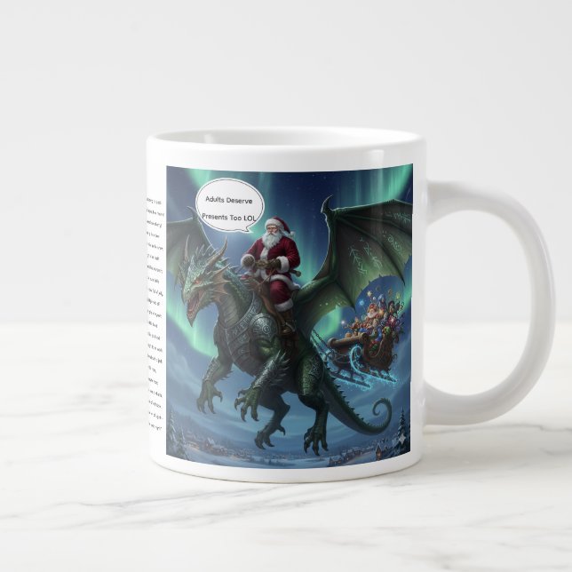 Vuxna förtjänar jul också  LOL Specialmugg Jumbo Mugg (Höger)