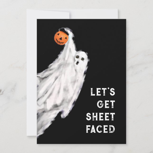 Vuxna Halloween-festlighetsinbjudningar Inbjudningar (Framsida)