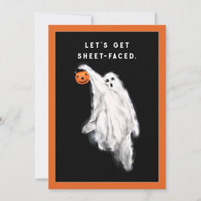 Vuxna Halloween-festlighetsinbjudningar Inbjudningar (Framsida)
