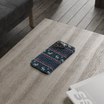 Vuxna Helgdagar vid julfesten Sticka Mönster<br><div class="desc">Ugly Sweater jul Faux Sticka Mönster Helgdagar Fodral-Mate iPhone 14 Pro Fodral</div>