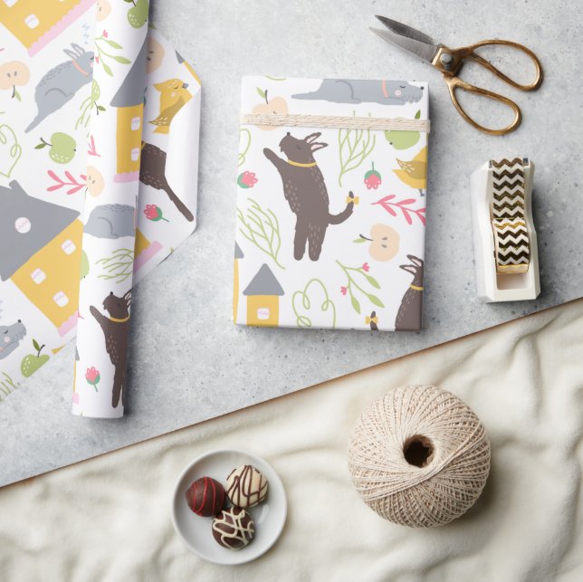 Vuxna hundduschar och fågelbabydusch presentpapper (Hantverk)