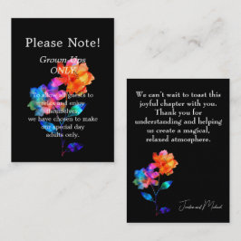 🌈 Vuxna inom LGBTQ+ ENDAST Blommor & Stolthet Tilläggskort