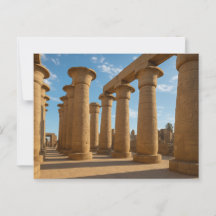 Vuxna, luxor Majestic Temple Postcard Art