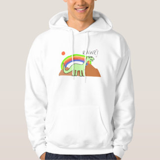 Vuxna regnbågeRawr Hoodies Hoodie
