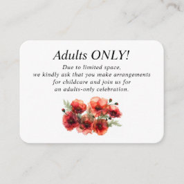 Vuxnor Endast Petal Sergranat från Scarlet Bröllop Tilläggskort