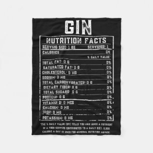 Vuxnor Funny Nutrition Facts Matching Group Merch Fleecefilt