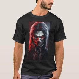 Vuxnor halloween vampyr odöda human skrämmande t shirt