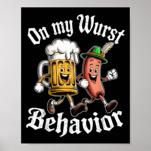 Vuxnor om mitt västerländska beteende tyska Beer S Poster