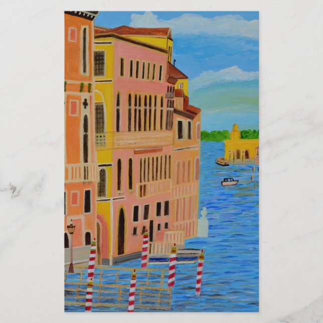Vvacker Venedig Brevpapper (Framsida)