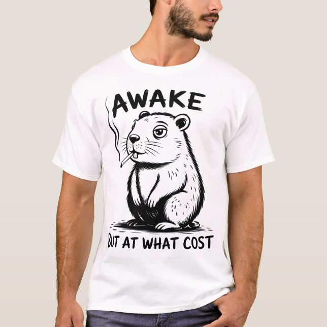 Vväckt men till vilket pris, Capybara T Shirt (Framsida)