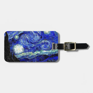 vVan konst Gogh för Starry natt Bagagebricka