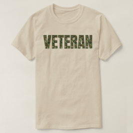 VVeteransk militärCamo T Shirt