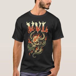 VVL Inferno Skull T Shirt