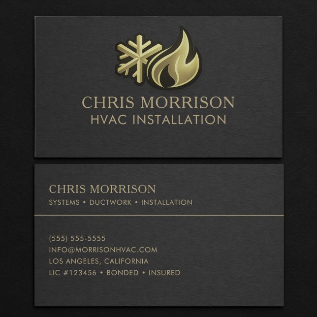 VVS-installationsproffs Visitkort (Skapare uppladdad)