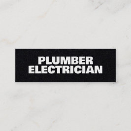 ⚡ VVS-montör & Elinstallatör Premium Mini Visitkort