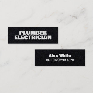 ⚡ VVS-montör & Elinstallatör Premium Mini Visitkort