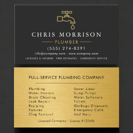 VVS-montör Handyman VVS-service Visitkort