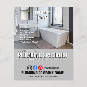 VVS-SPECIALIST badrumsinstallatör rörmokare Flygblad