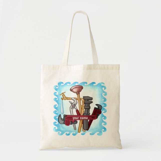 VVS-verktyg Totebag Tygkasse (Framsidan)