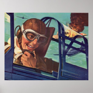 VWII-dogmatismen i luft på 1940-talet Poster