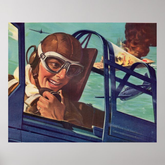 VWII-dogmatismen i luft på 1940-talet Poster (Framsidan)