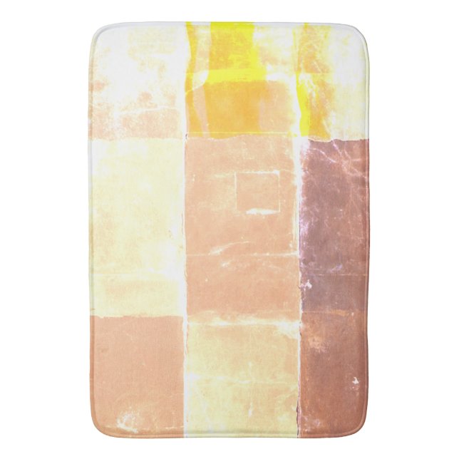 Vwndretti Gult Soft Färg Badrumsmatta (Framsidan (Vertikal))