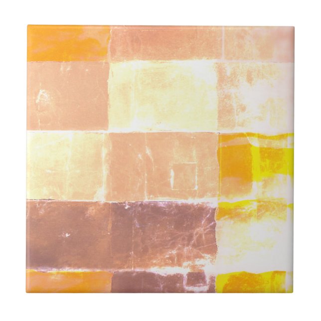 Vwndretti Gult Soft Färg Kakelplatta (Framsidan)