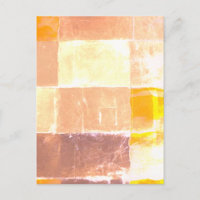 Vwndretti Gult Soft Färg Vykort (Framsida)