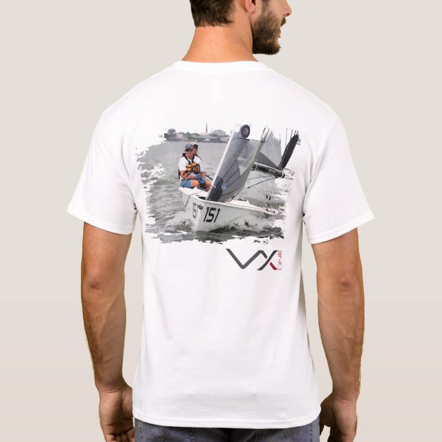 VX en T-tröja - design på baksida T Shirt (Baksida)